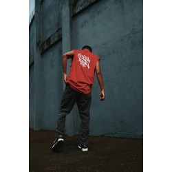 2025 Autumn New Simple Letter Logo Oversized Loose Sleeveless Crewneck