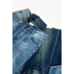 Blue Wide-Leg Jeans for Women High-Waist Loose 2025 New Spring/Autumn Slimming S